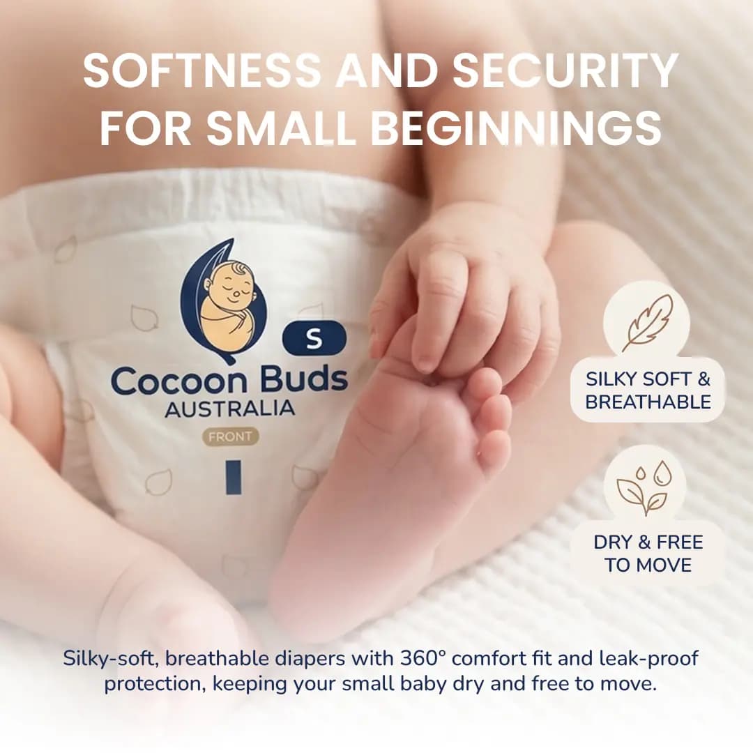 Cocoon Buds Diaper S-44 (Pack of 44) view 2