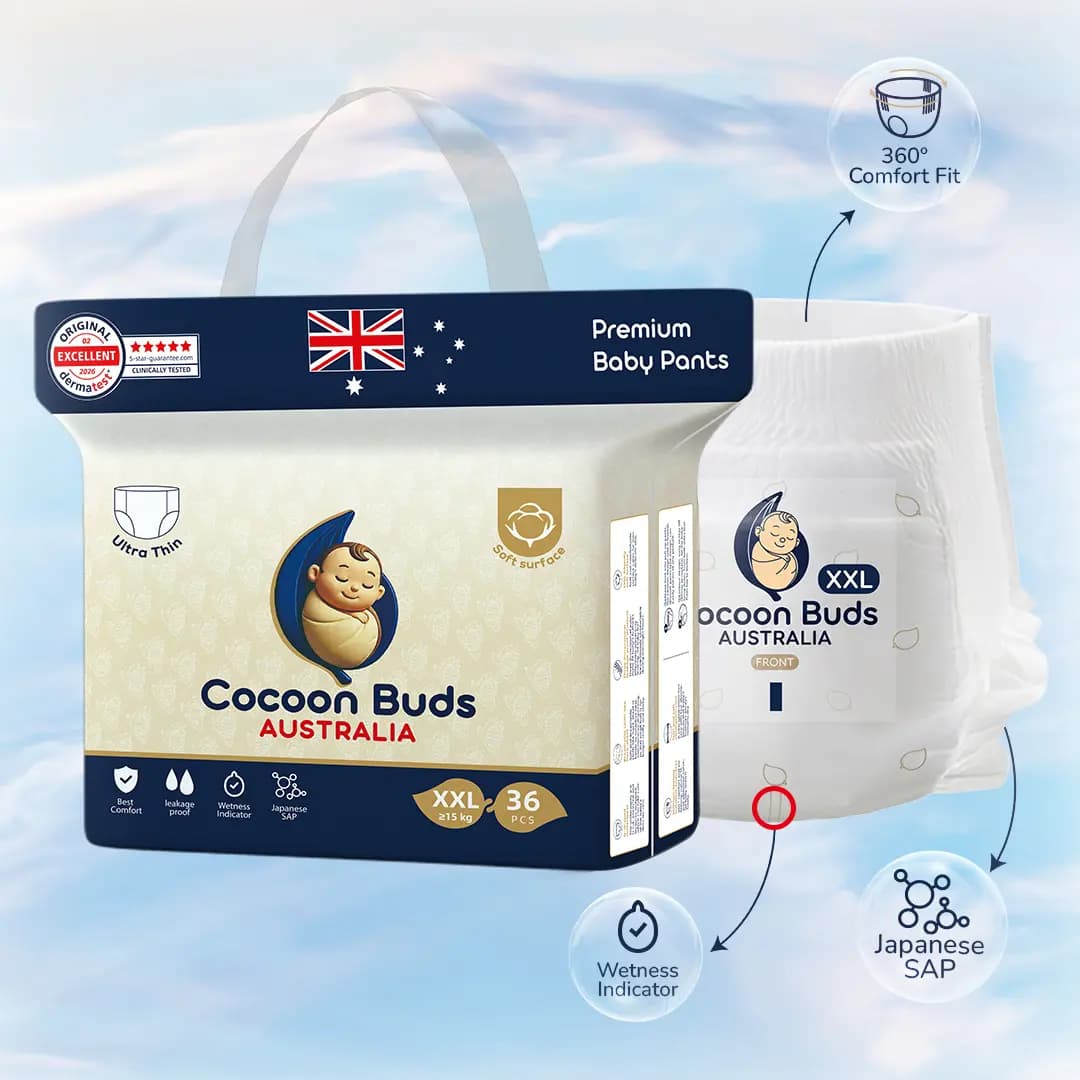 Cocoon Buds Diaper XXL-36(Pack of 36) view 2