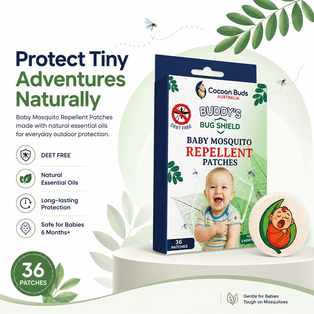 Cocoon Buds Baby Mosquito Repellent Patches | 36 pcs 