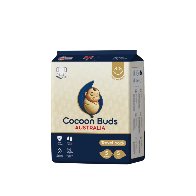 Cocoon Buds Diaper / Travel Pack Small / 5pcs