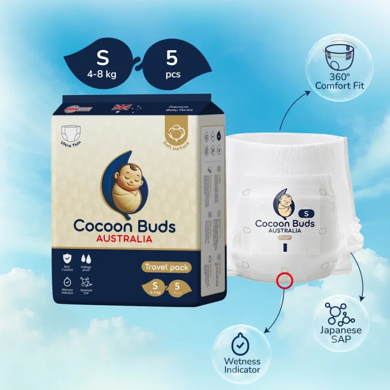 Second image of Cocoon Buds Diaper / Travel Pack Small / 5pcs