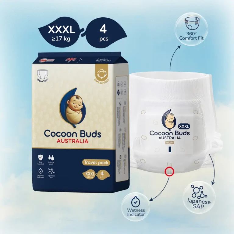 Second image of Cocoon Buds Diaper / Travel Pack XXXL / 4pcs